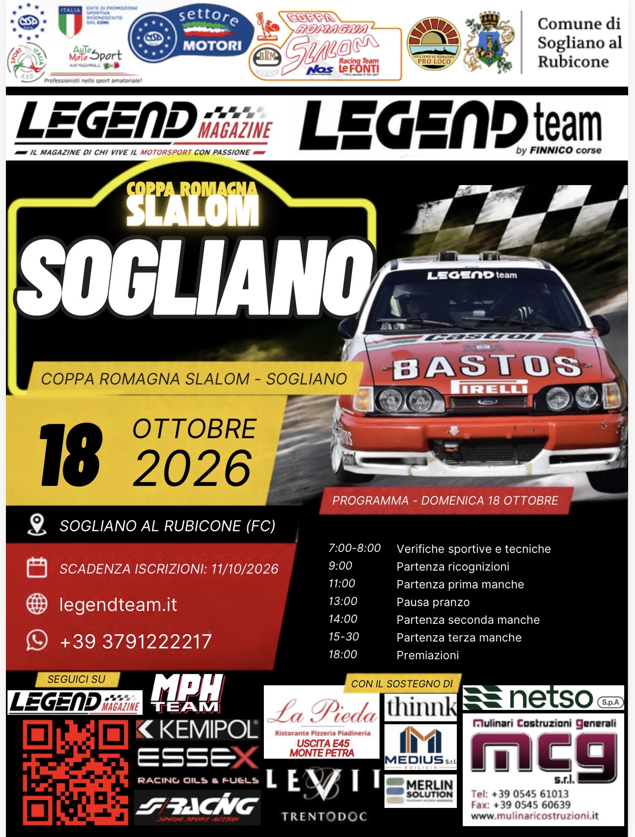 Partenze Coppa Romagna Slalom 2026